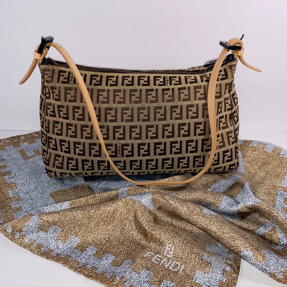 AUTHENTIC Vintage FENDI Zucca Small
